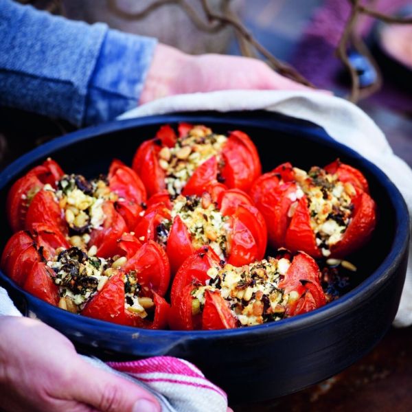 Tomaten met kruiden en feta ❤️